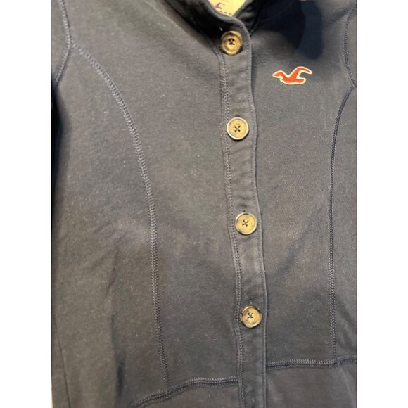 Vintage Hollister Small Ladies Y2K Sweater Collar Bella Swan Style Seagull Logo - Picture 2 of 6